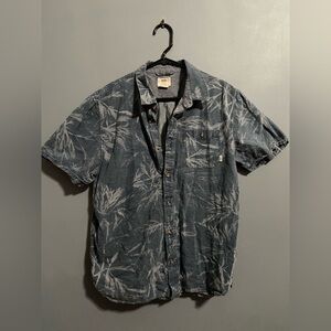 Mens Vans Short Sleeve Button-down
